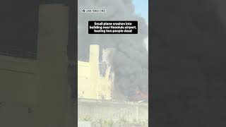 Small plane crashes into building near Honolulu airport, leaving two people dead