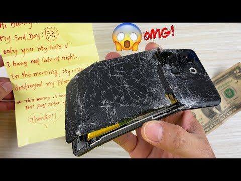 How i Restore OPPO Reno 9 Cracked – Destroyed Phone Restoration