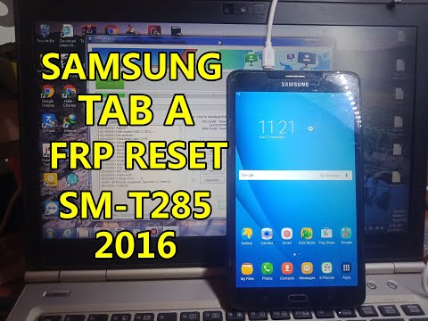 Video Samsung TAB A T285 Latest FRP Reset Done with 2MB File... - youtube