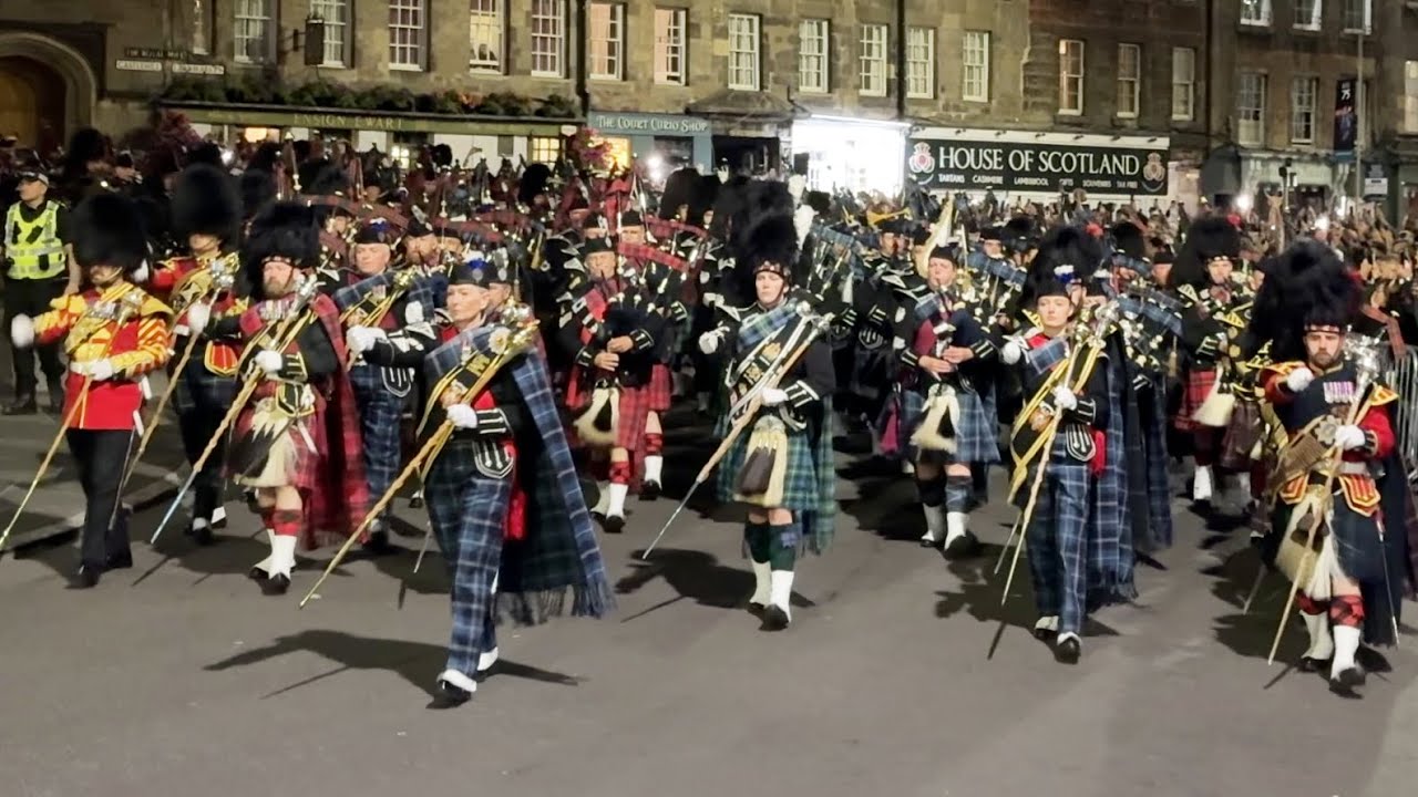 Royal Edinburgh Military Tattoo 2025 march out, 20 August