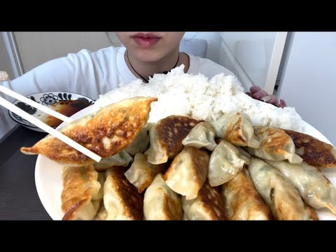 【ASMR 咀嚼音】bibigo韓国餃子（マンドゥ）！Korean dumplings！