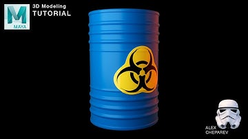 Adding a decal in Maya - Wrap and Shrink Wrap Tutorial