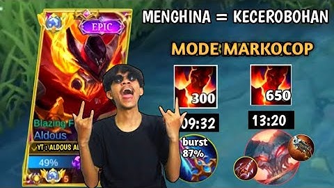 MARKOCOP ALDOUS IS BACK! | TOP 1 GLOBAL ALDOUS ROTATION - MLBB