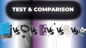 🌡️ Temperature sensors comparison - DHT11 VS DHT22 VS DS18B20 VS BMP280 VS THERMISTOR VS MLX90614