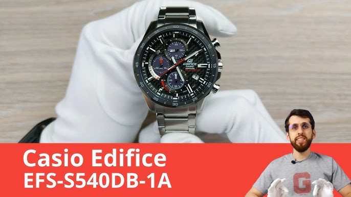 Casio Edifice EFS-S540DB-1AUEF - YouTube