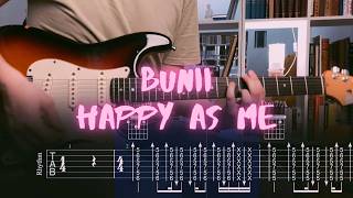 bunii - happy as me Guitar Cover