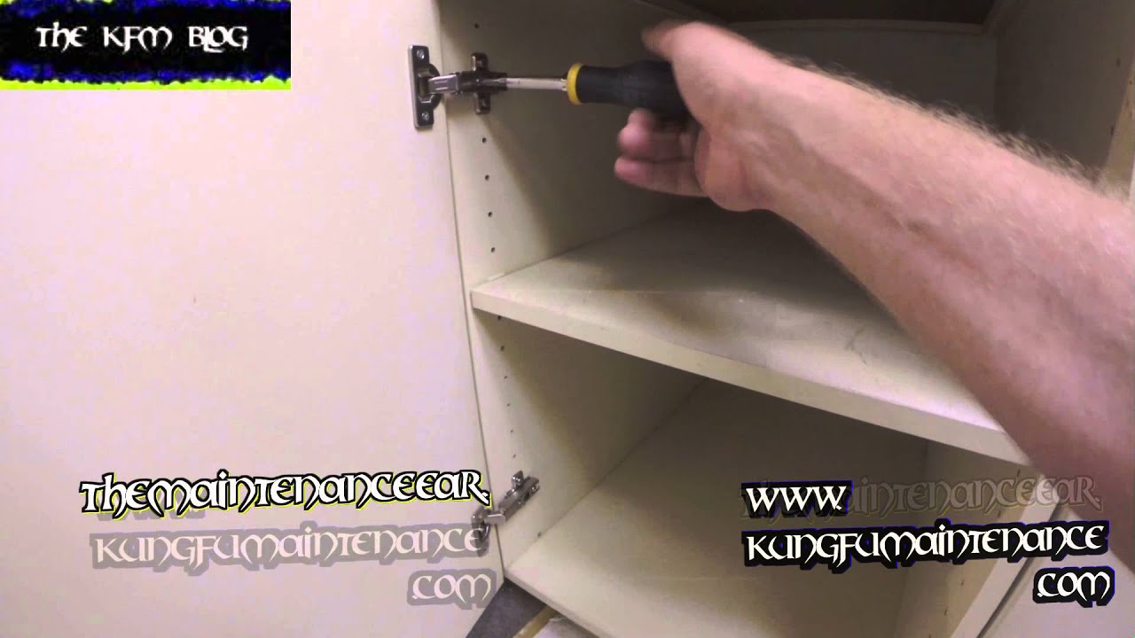 Door Hitting Drawer Easy Maintenance Repair Adjustment