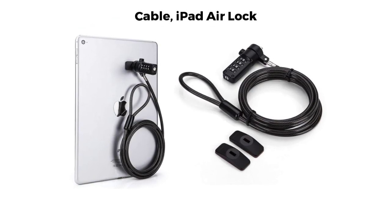 Pro Laptop Hardware Security Safety Cable Lock Anti Theft Lock for iPad Laptop