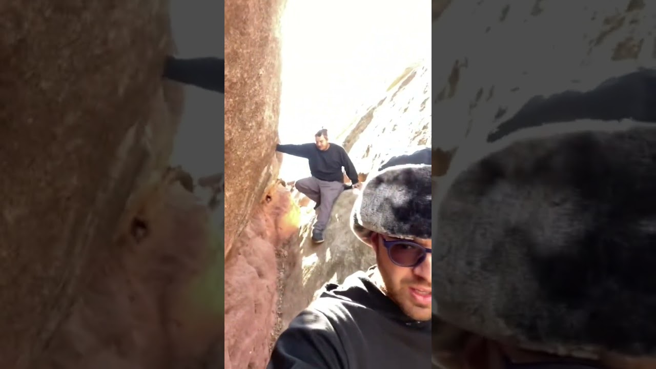 The secret view point at #redrocks #openspace #coloradosprings #travelvlogger