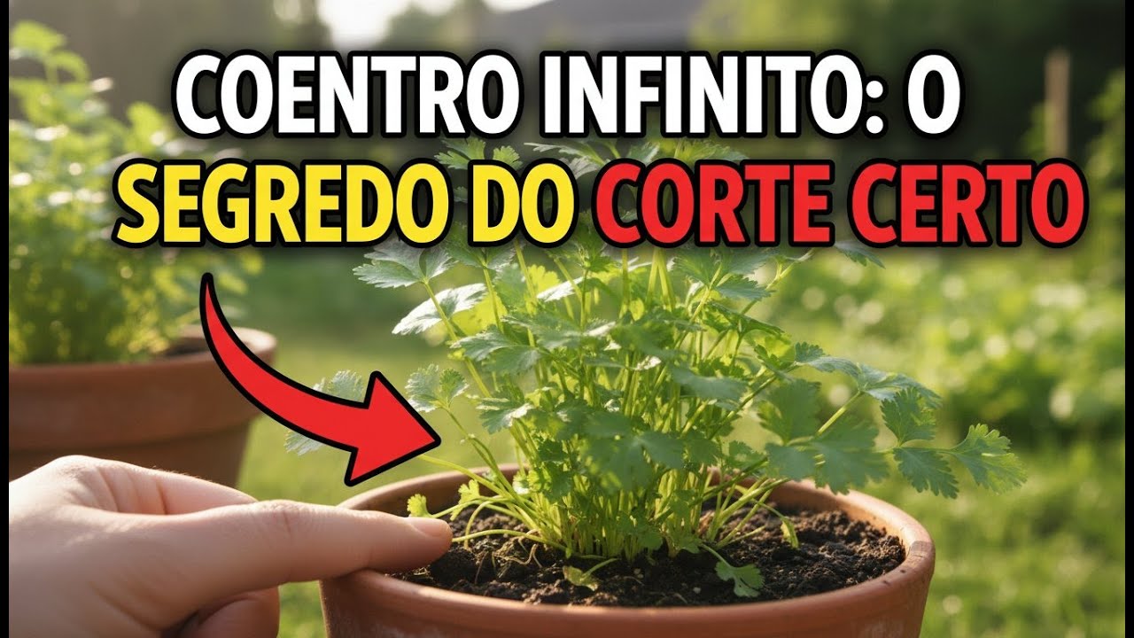 Plante Coentro Assim e Tenha Folhas Novas Toda Semana (Sem Replantar)