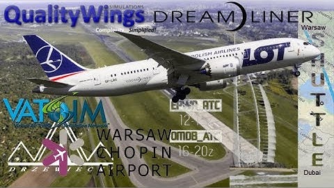 My First Qualitywings B787-8 Warsaw s̶e̶e̶s̶a̶w flight on Vatsim [FSX] "The Hunt for FL410"