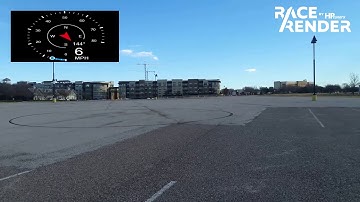 Traxxas XMAXX 8s  70.3mph speed run with in-car telemetry and audio