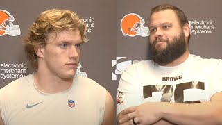 Joel Bitonio and Carson Schwesinger Players Press Conference | October 9th, 2025