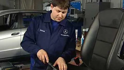 Leather smart repair on a Mercedes leather seat, HBC system B1 is aprowed for Mercedes - DayDayNews