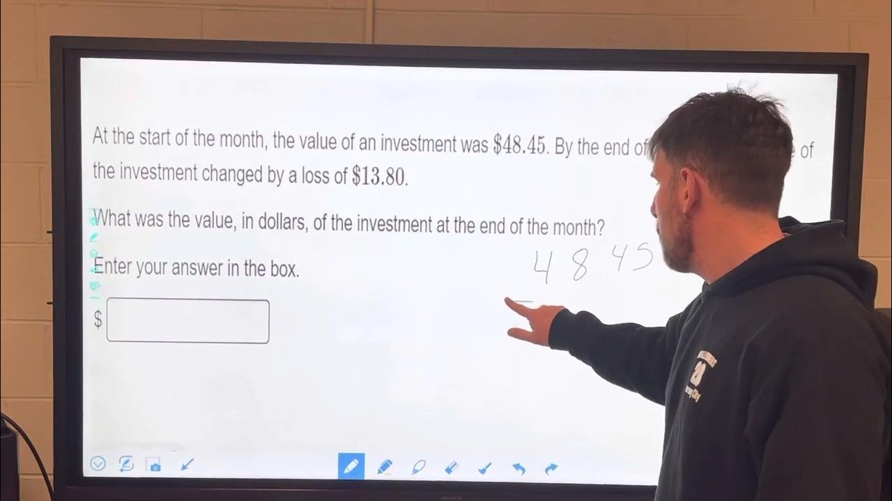 7th grade njsla question 2 - YouTube