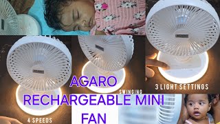 Rechargeable & Portable Fan for Kids #rechargeablefan #baby #babies #babyproducts #trending #agaro