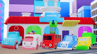 Cars Finger Family - Bus Fire Truck Police Car Ambulance - Nursery Rhymes Kids Songs