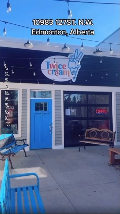 Come hang with me at Twice Cream in Edmonton, Alberta. #yegfoodie #yeg #edmontonicecream #icecream