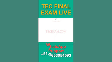tec exam live 2025 - 100% pass tec final exam 2025 #shorts #shortvideo #tecexam