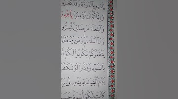 ما معنى كلمه "يثقفوكم"#سورة #الممتحنة