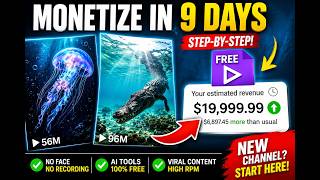 Use This AI Ocean Creature Videos MONETIZE IN 9 DAYS | Full Workflow Tutorial 2026 NEVER SKIP