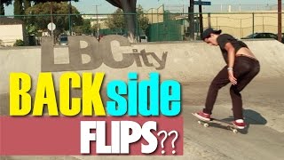 Backside Flip Pyramid Hips Easily | How to Skateboarding