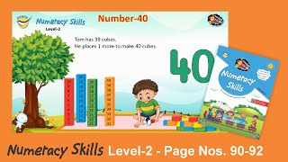 Numbers 31-40 | Numeracy Skills Level-2 | Learning Booster | Page No. 90-92 | Magpie Books