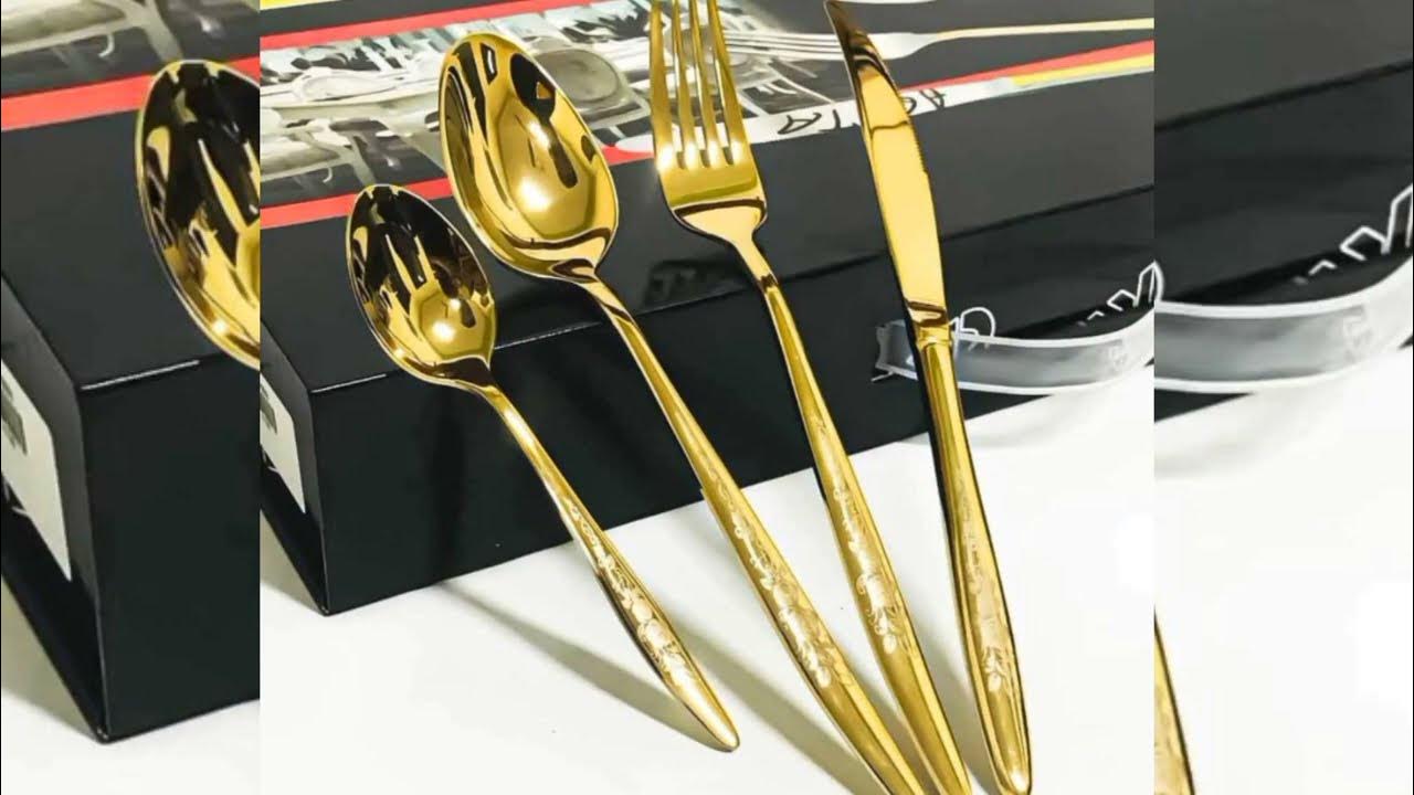 Cutlery Set Golden & SilverBridal CrockeryAntique ItemAYDbismillahcrockeryandelectronic