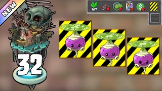 Plants Vs Zombies 2 - Pirate Seas Day 32 Plants Lvl 1 & No Premium