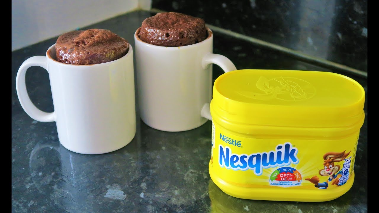 Recette 145 Nesquik Mug Cake Youtube