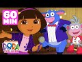 Dora the explorer makes new friends  1 hour compilation  dora  friends