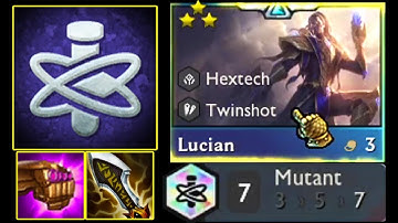 7 Mutant TRUE DAMAGE Lucian | 3 Star | TFT Set 6.5