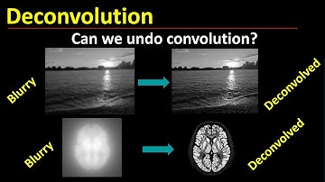 How to undo convolution: deconvolution for image reconstruction (via Fourier & convolution theorem)