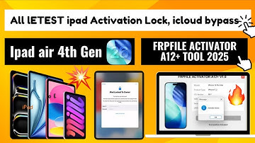 iPad Air 4th Gen Bypass Hello Screen A12+ On Signal With Notification Facetime , iCloud Services