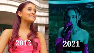 Evolution Music Ariana Grande. 2012 - 2021