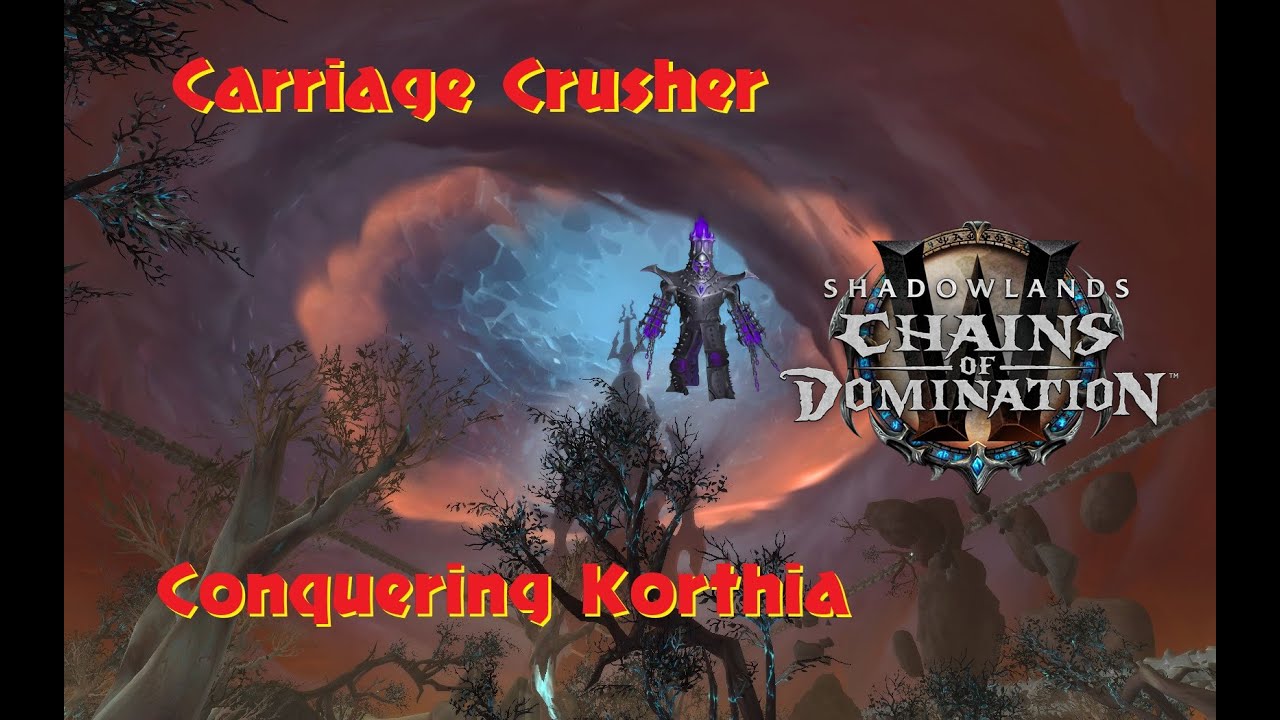Carriage Crusher Rare Conquering Korthia World Of Warcraft 9.1 YouTube