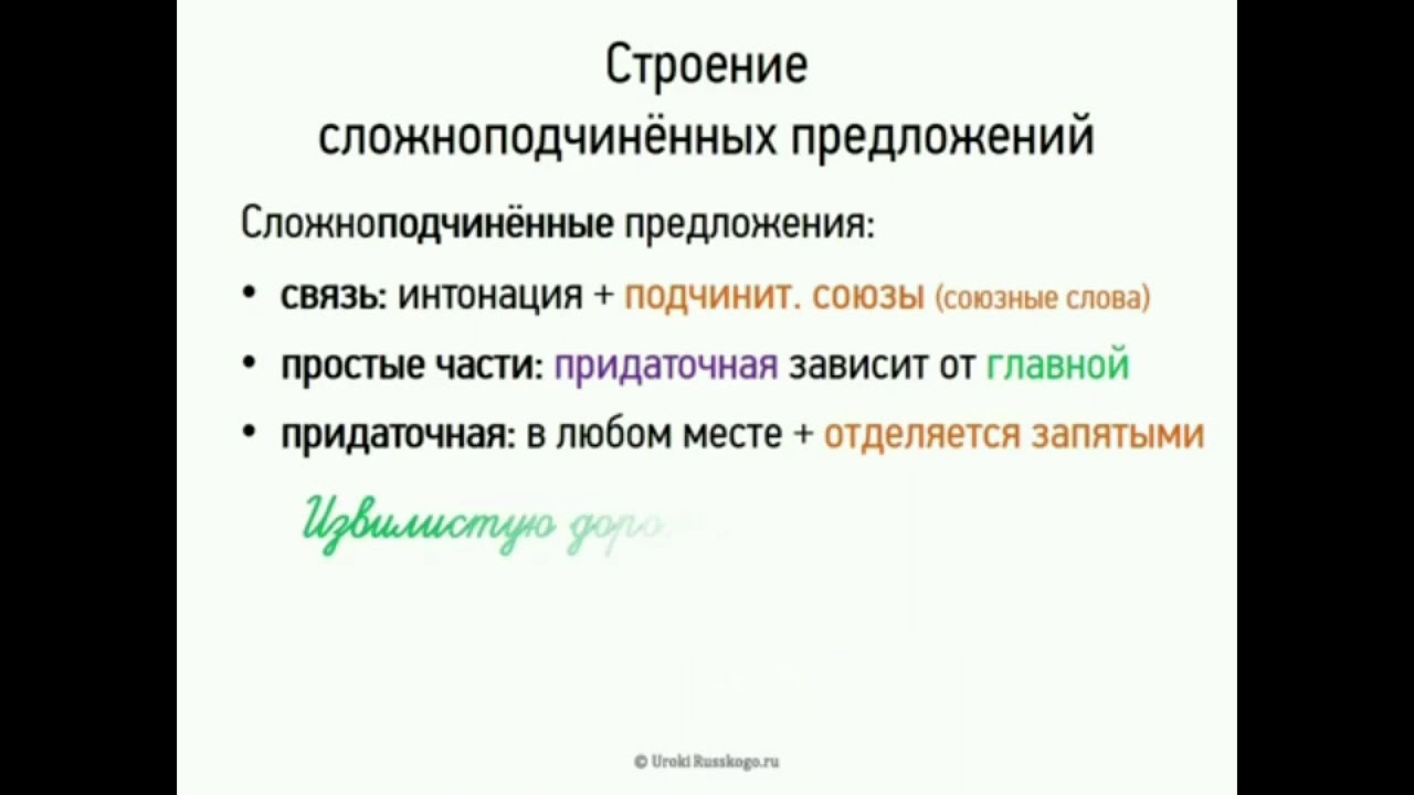 Предложение и его структура