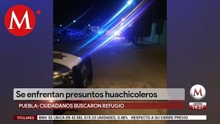 Huachicoleros desatan balacera en pleno Carnaval de Nopalucan