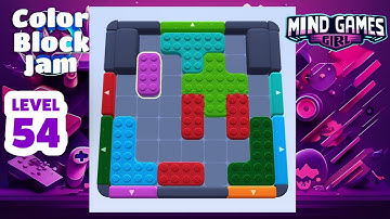 Color Block Jam level 54 gameplay walkthrough solution