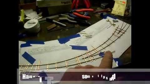 Handlaid Turnouts   Tips and Tools Needed