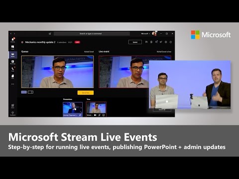 How to Start a Live Event in Microsoft Stream