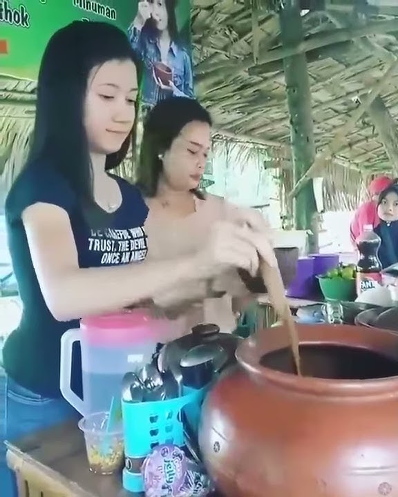Story WA Penjual Cendol Dawet Cantik