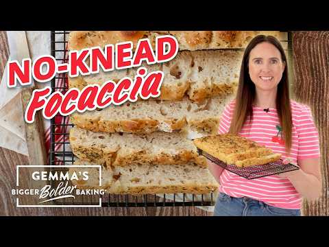 Easy No-Knead Focaccia Bread Recipe