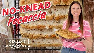 Easy No-Knead Focaccia Bread Recipe by Bigger Bolder Baking 24,649 views 3 weeks ago 9 minutes, 47 seconds