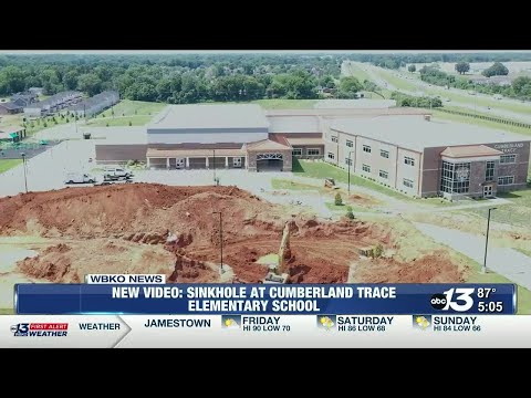 New Video: Sinkhole at Cumberland Trace Elementary School