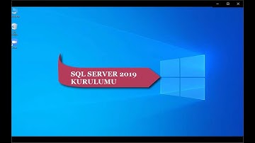 SQL SERVER 2019 KURULUMU (EXPRESS EDITION-BASİC)