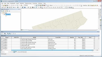 Choropleth and dot maps and field calculations