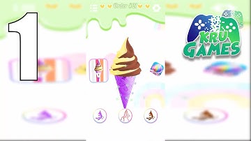 Ice Cream Maker: Cooking Games Gameplay Walkthrough #1 (Android, IOS)