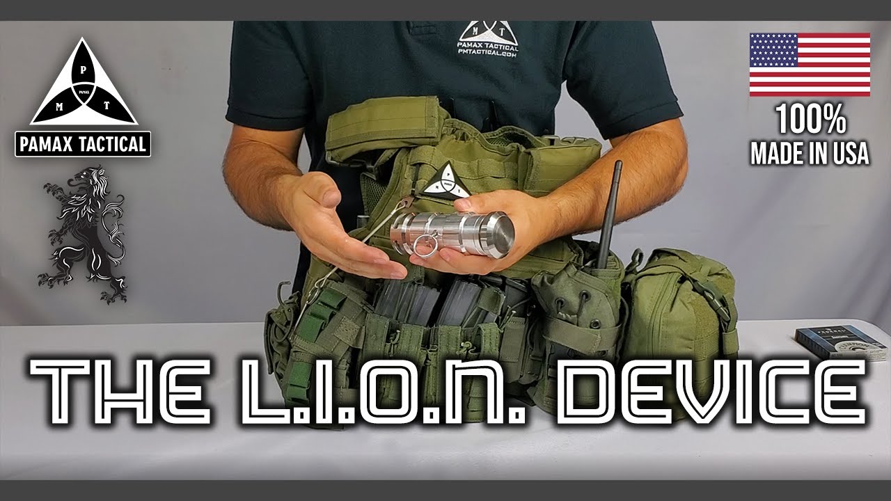 L.I.O.N. V1 Blank Fire Device/Grenade USA Personal Reloadable Flashbang