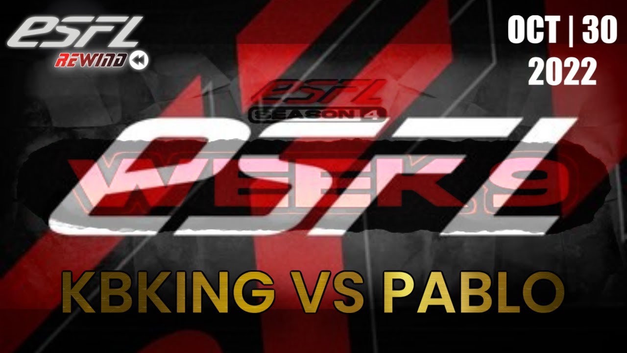 ESFL Rewind - KB King vs PabloGrips; Pryoxis Special Guest Commentary! (UFC 4 - 10/2022)